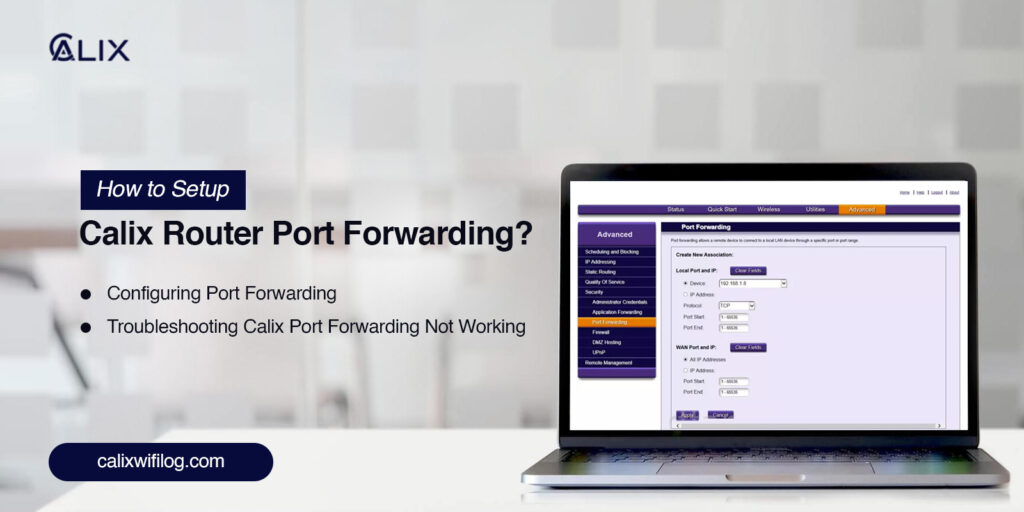 Calix Router Port Forwarding